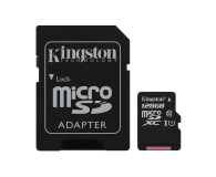 KINGSTON microSD 128GB Class10 Canvas Select 80/10MB/s + adapter SD (SDCS/128GB) - 408960 - zdjęcie 2